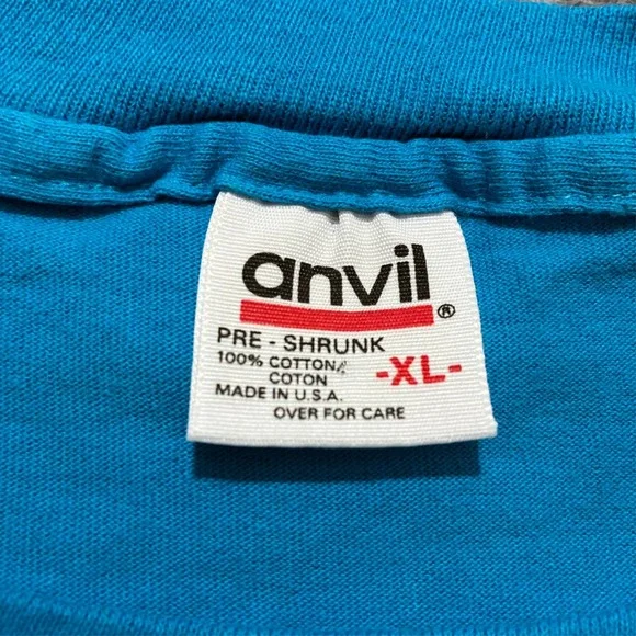 Hawaii The Big Island Dolphin T-Shirt Mens Size XL Blue Pre Shrunk Short Sleeve - Picture 6 of 8